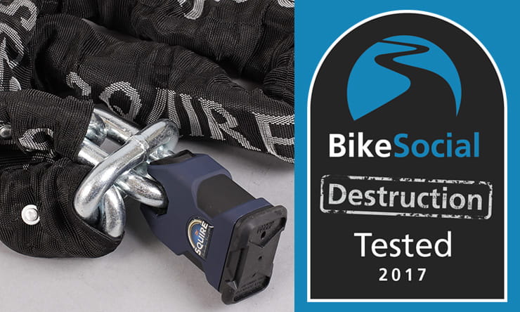 Squire Massive with SS50CS padlock tested to destruction by BikeSocial